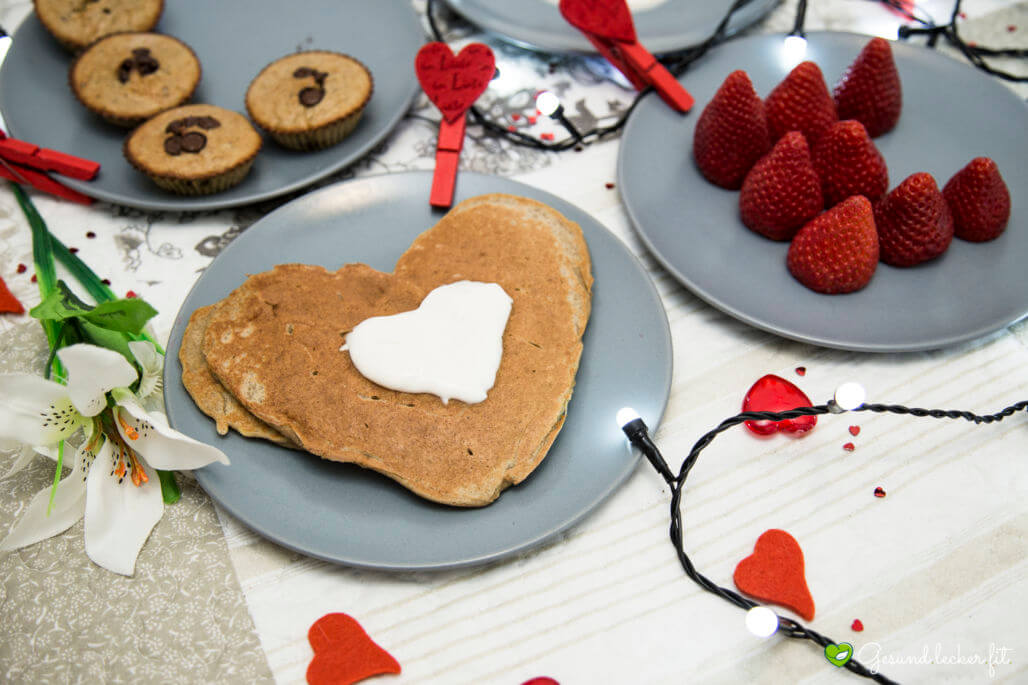 Süße Ideen zum Valentinstag - glutenfrei Paleo vegan 